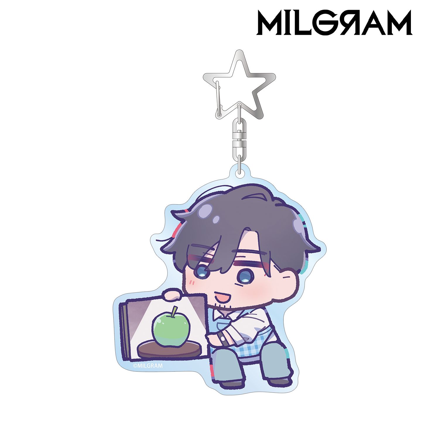 MILGRAM -ミルグラム- 描き下ろし カズイ ミニグラム 幼稚園ver. BIGアクリルキーホルダー 画像 4 | AniSmile