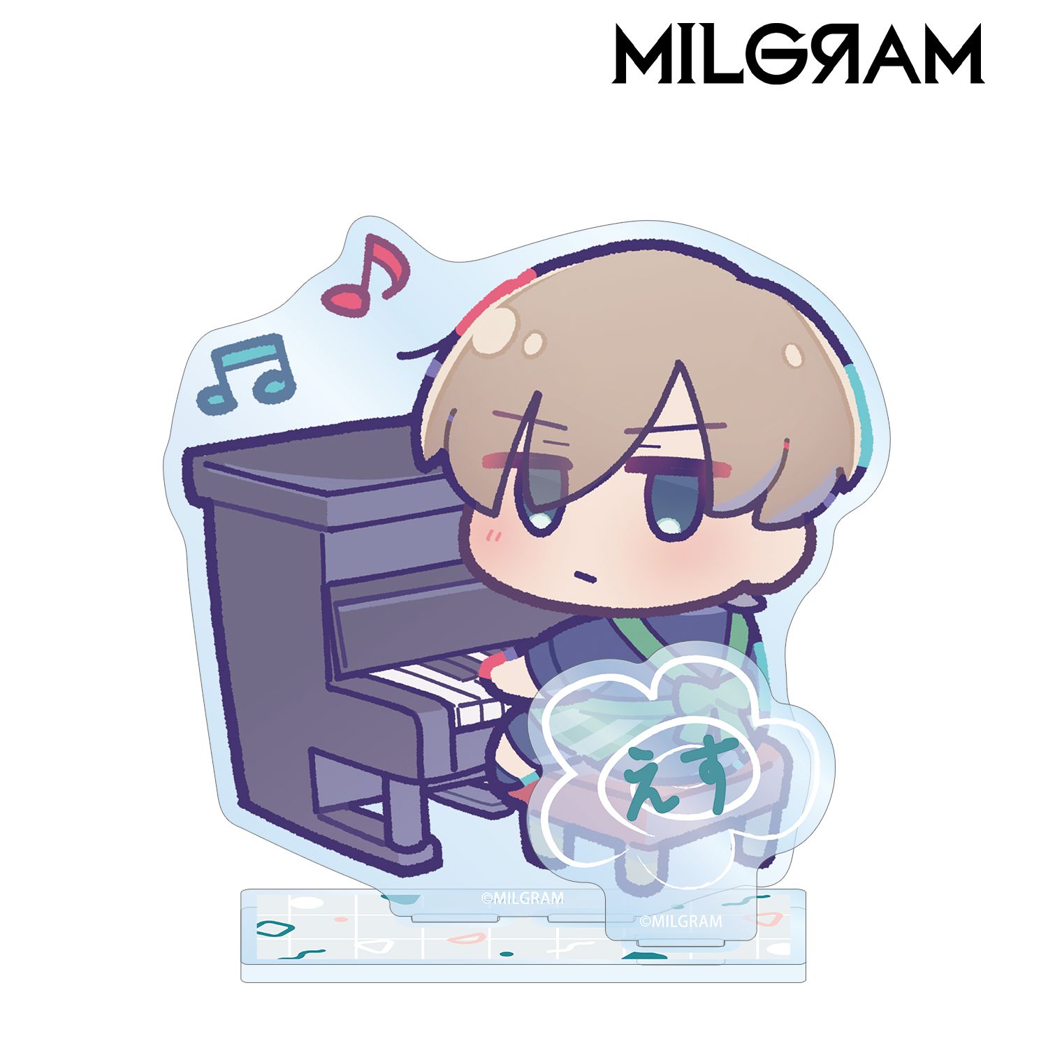 MILGRAM -ミルグラム- 描き下ろし エス ミニグラム 幼稚園ver. パーツ付きBIGアクリルスタンド 画像 6 | AniSmile