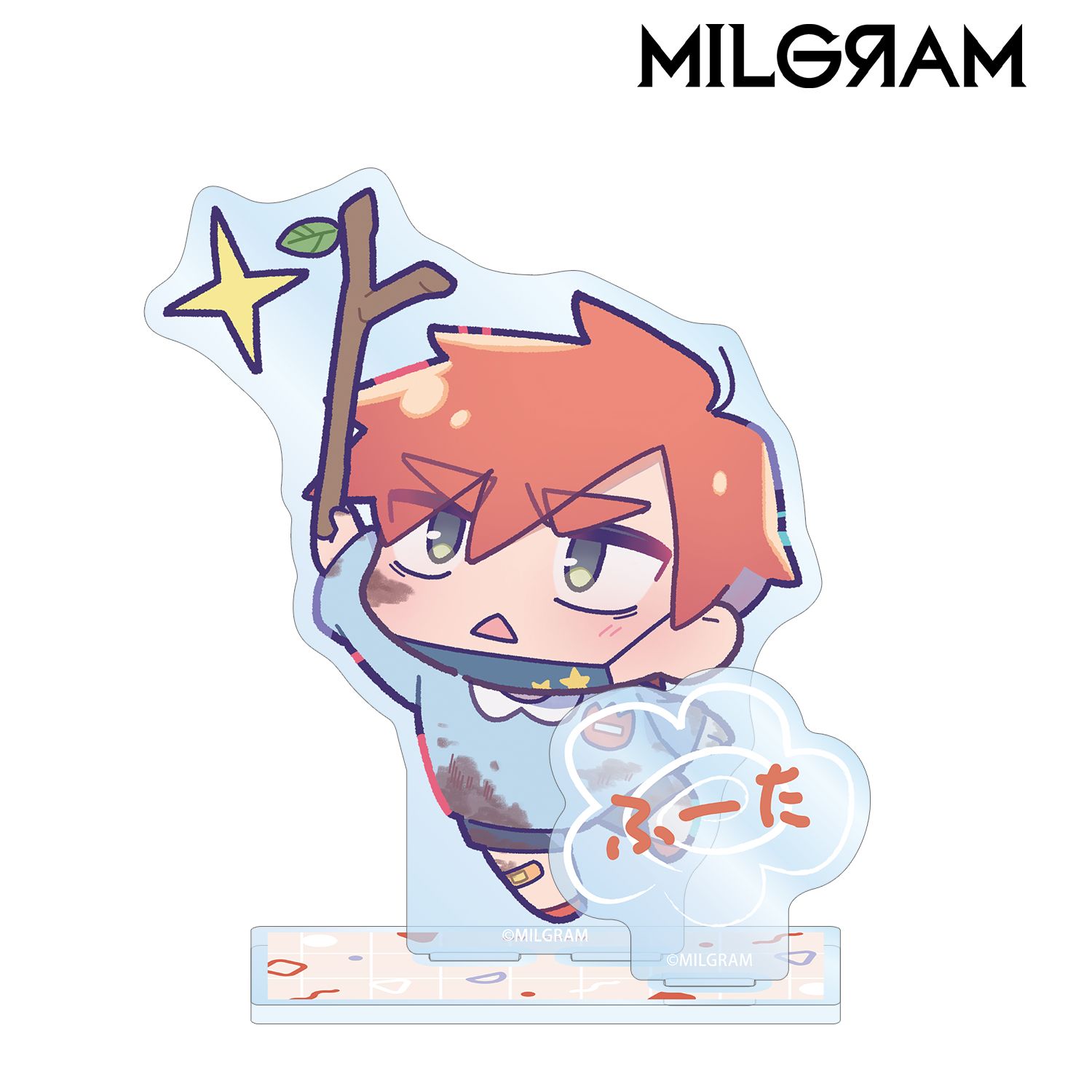 MILGRAM -ミルグラム- 描き下ろし フータ ミニグラム 幼稚園ver. パーツ付きBIGアクリルスタンド 画像 5 | AniSmile