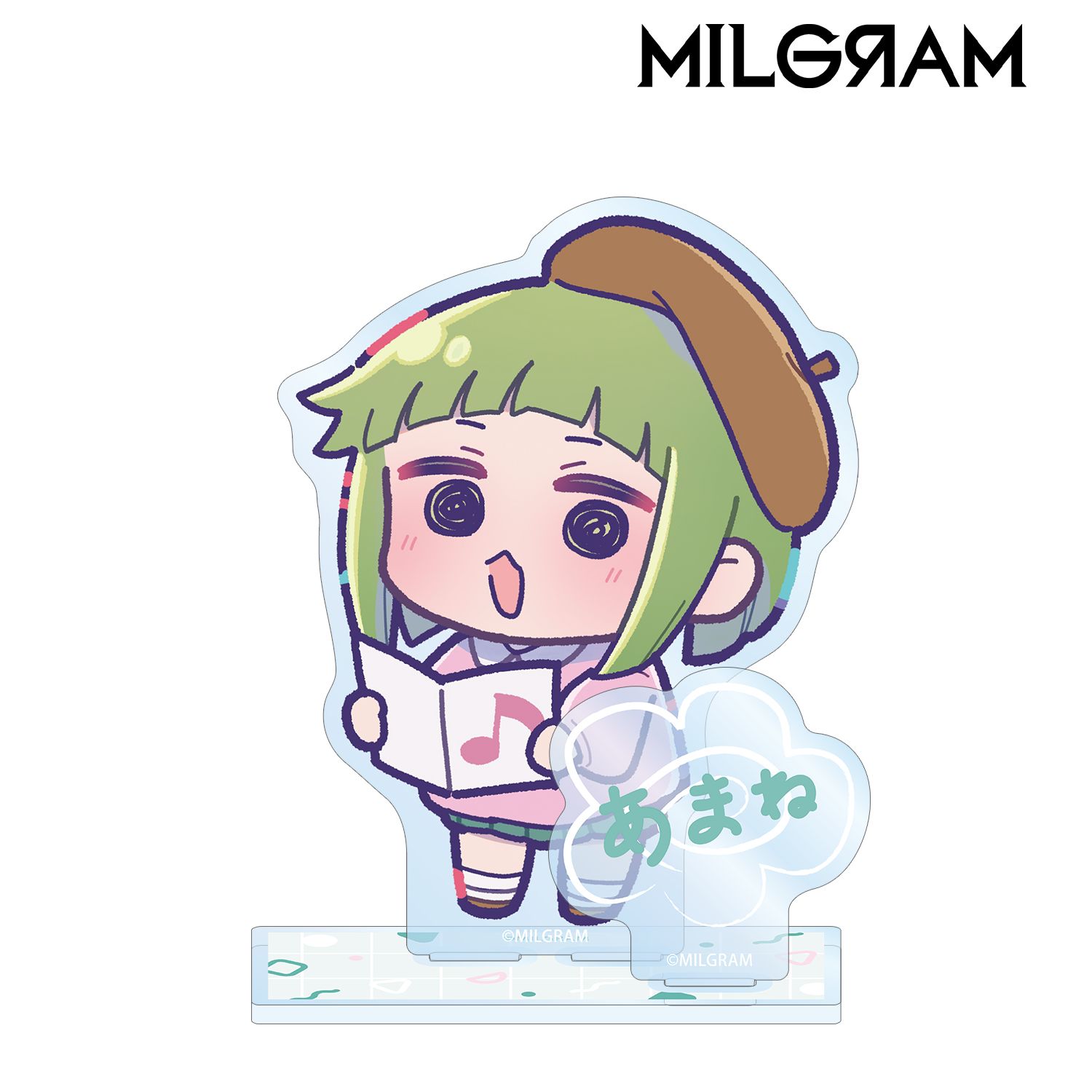 MILGRAM -ミルグラム- 描き下ろし アマネ ミニグラム 幼稚園ver. パーツ付きBIGアクリルスタンド 画像 6 | AniSmile