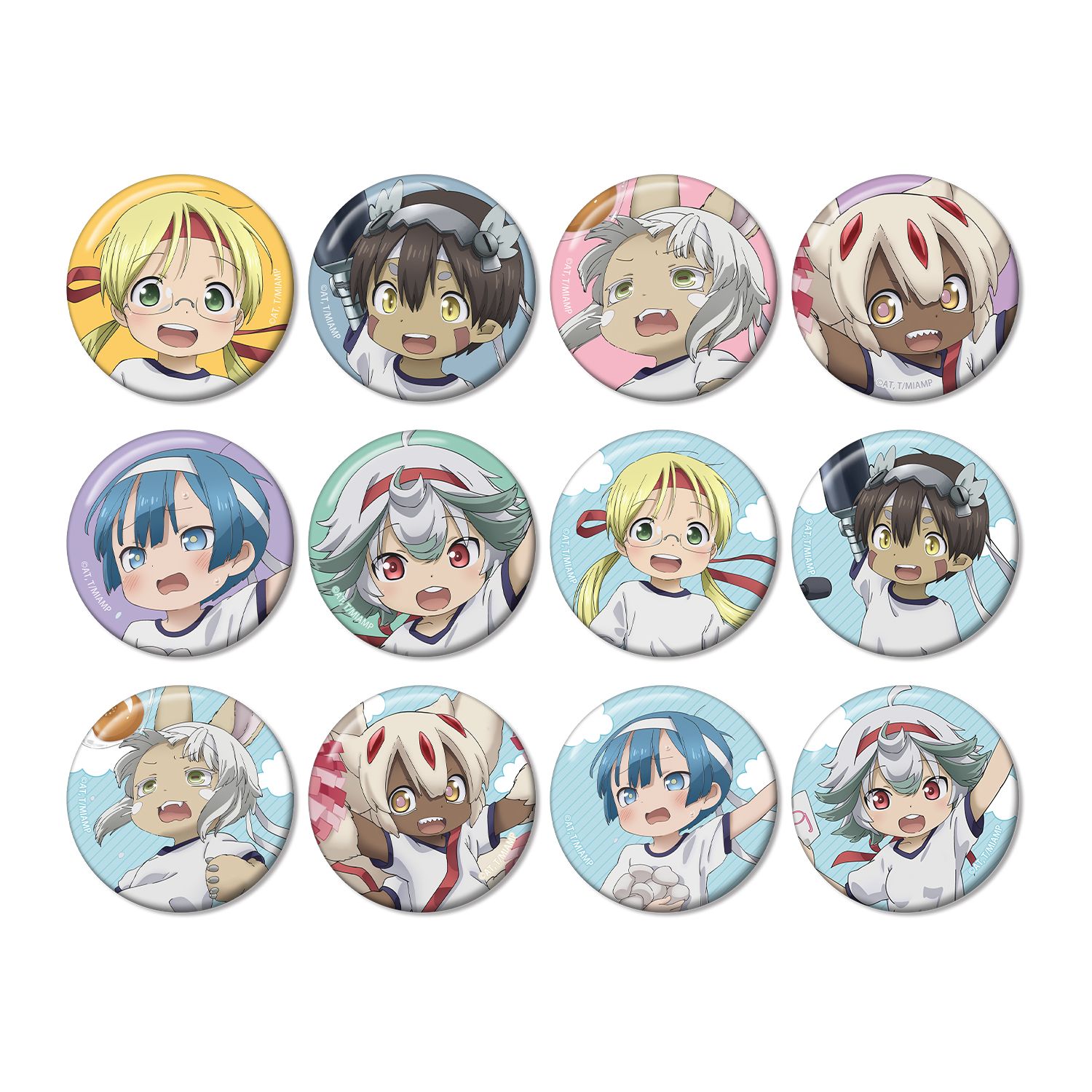 メイドインアビス 描き下ろし 運動会ver. トレーディング缶バッジ(単位/単品) - 公式商品画像 | AniSmile