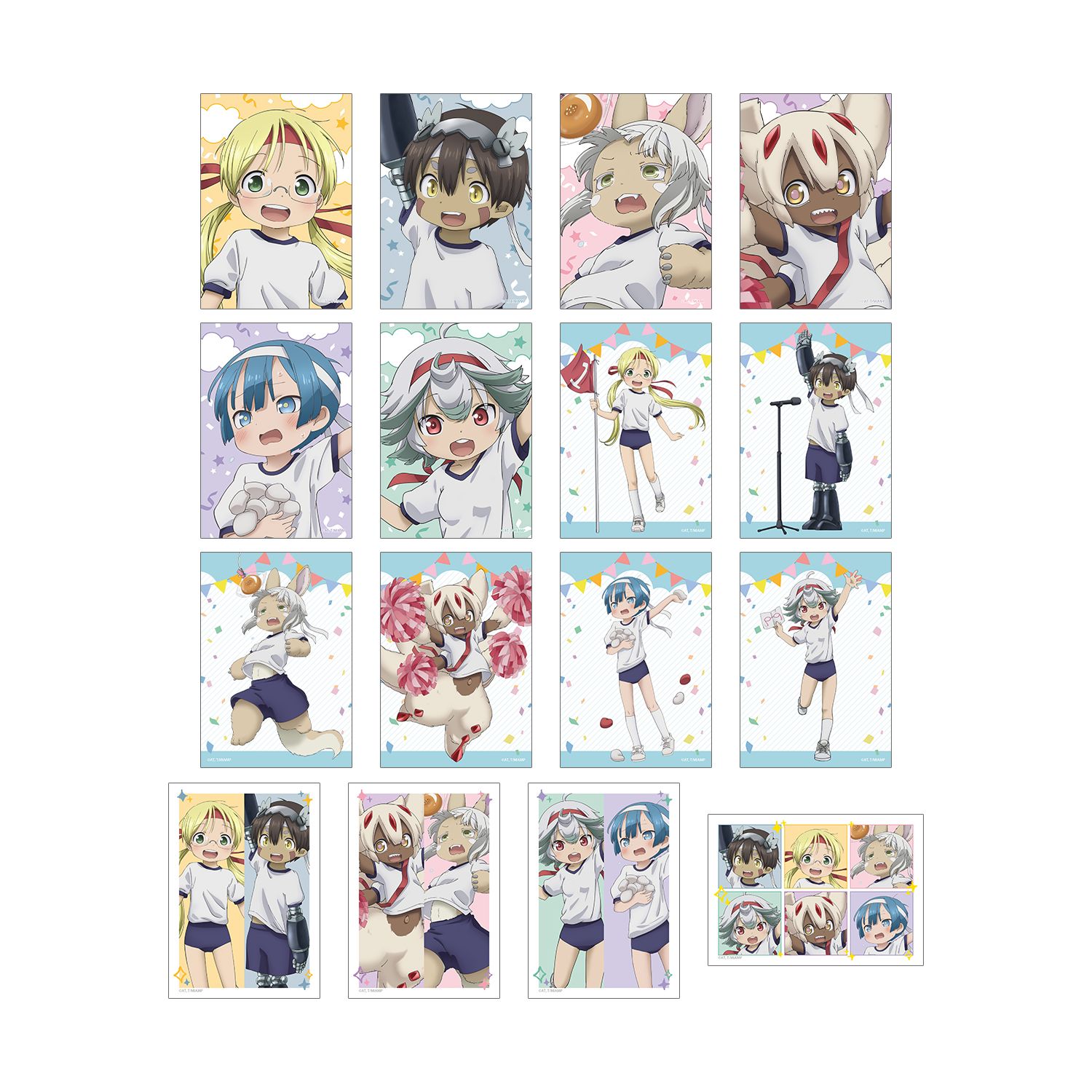 メイドインアビス 描き下ろし 運動会ver. トレーディングブロマイド(単位/単品) - 公式商品画像 | AniSmile