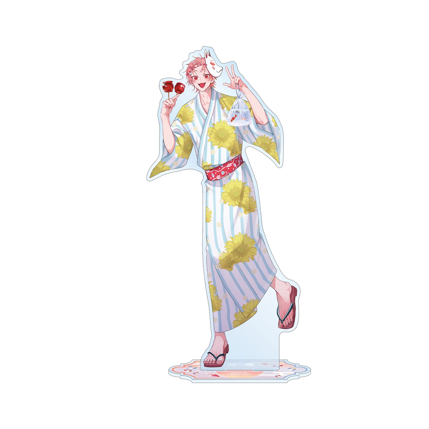 夜明けがいちばん暗い 山田ノノノ先生 描き下ろし タカヤ 浴衣ver. 特大アクリルスタンド - AniSmile