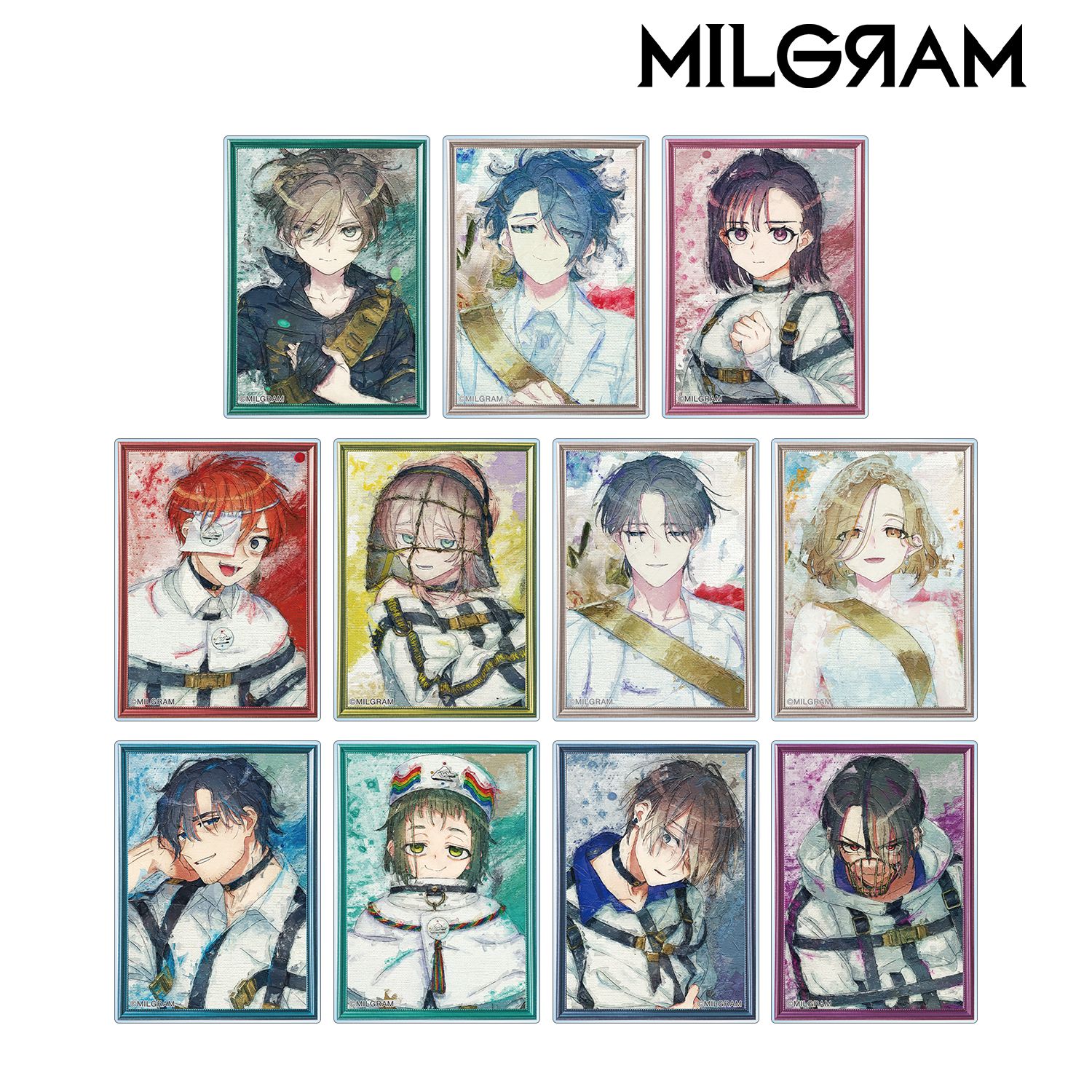 MILGRAM -ミルグラム- トレーディング grunge CANVAS アクリルカード(単位/単品) Image 2 | AniSmile