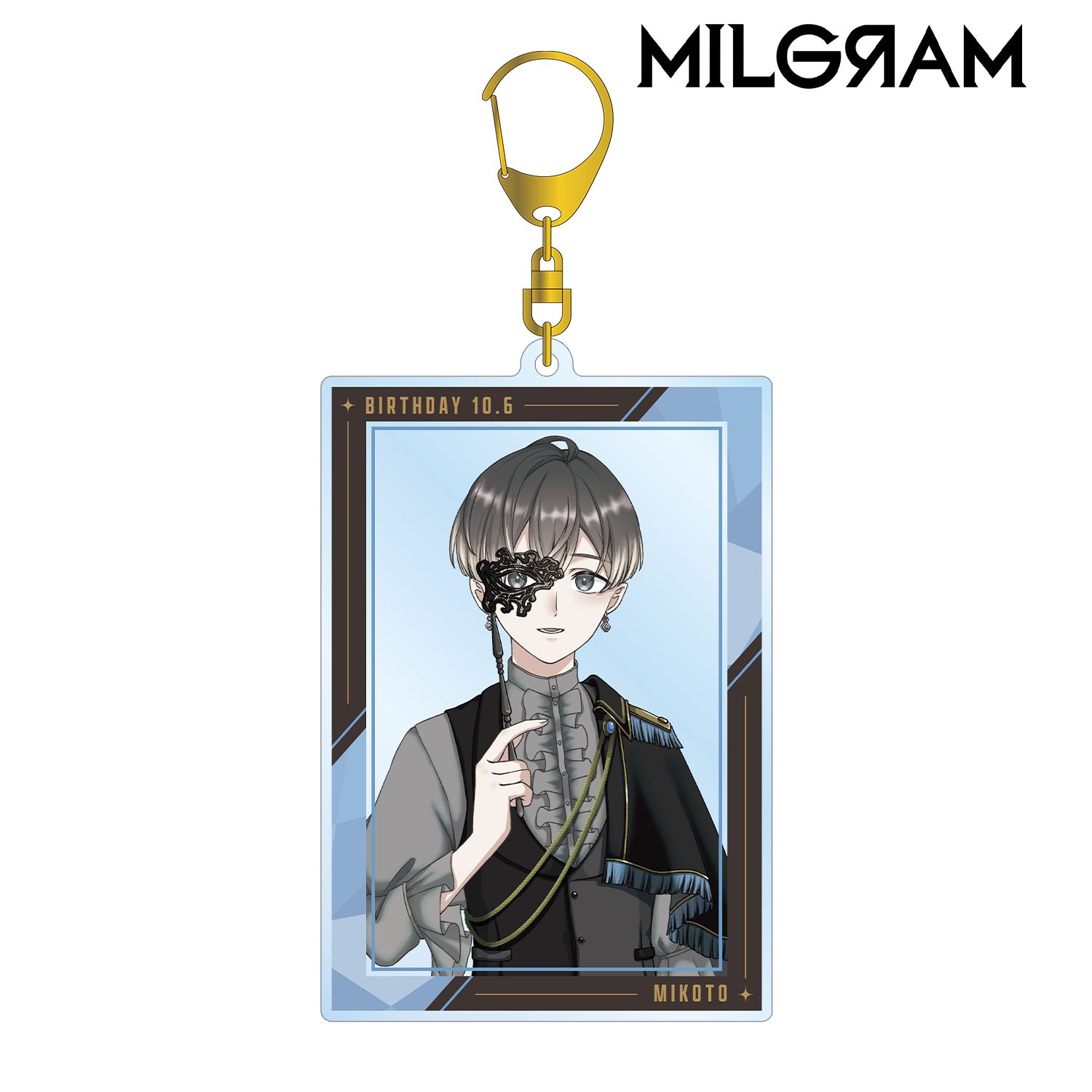MILGRAM -ミルグラム- 描き下ろし ミコト バースデーver. 第2弾 BIGアクリルキーホルダー Image 2 | AniSmile