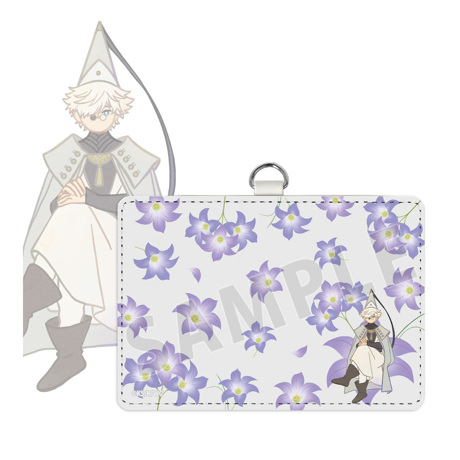 TVアニメ『とんがり帽子のアトリエ』 キーフリー Botania ネックストラップ付き2ポケットパスケース - AniSmile