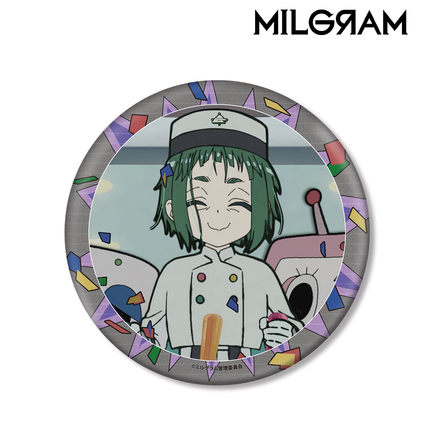 MILGRAM -ミルグラム- MV BIG缶バッジ アマネ『なんでもにうむ』 画像 2 | AniSmile