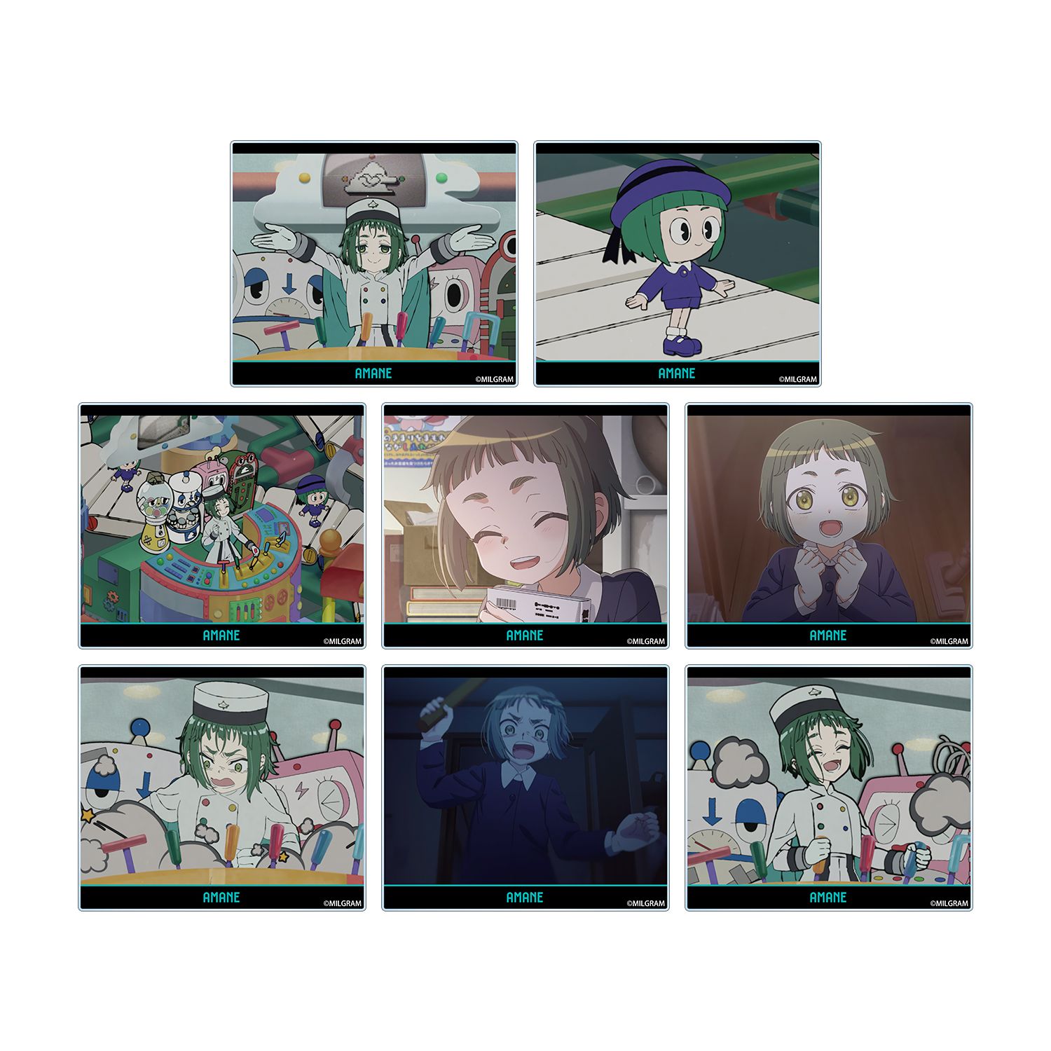 MILGRAM -ミルグラム- トレーディング MV アクリルカード アマネ『なんでもにうむ』(単位/単品) - 公式商品画像 | AniSmile