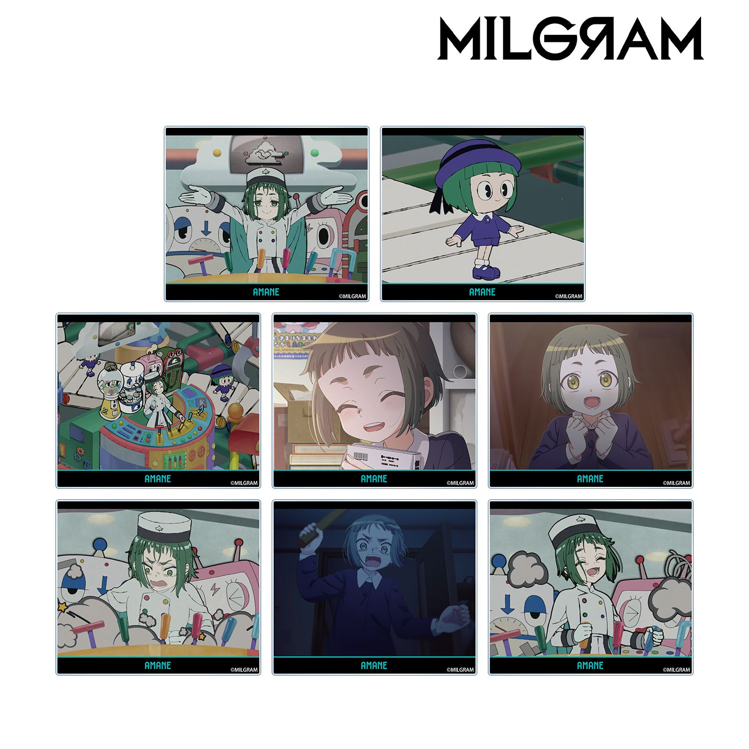 MILGRAM -ミルグラム- トレーディング MV アクリルカード アマネ『なんでもにうむ』(単位/単品) 画像 2 | AniSmile