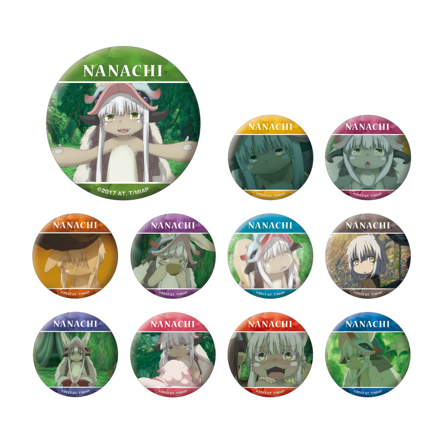 メイドインアビス トレーディングナナチ缶バッジ(単位/単品) - AniSmile