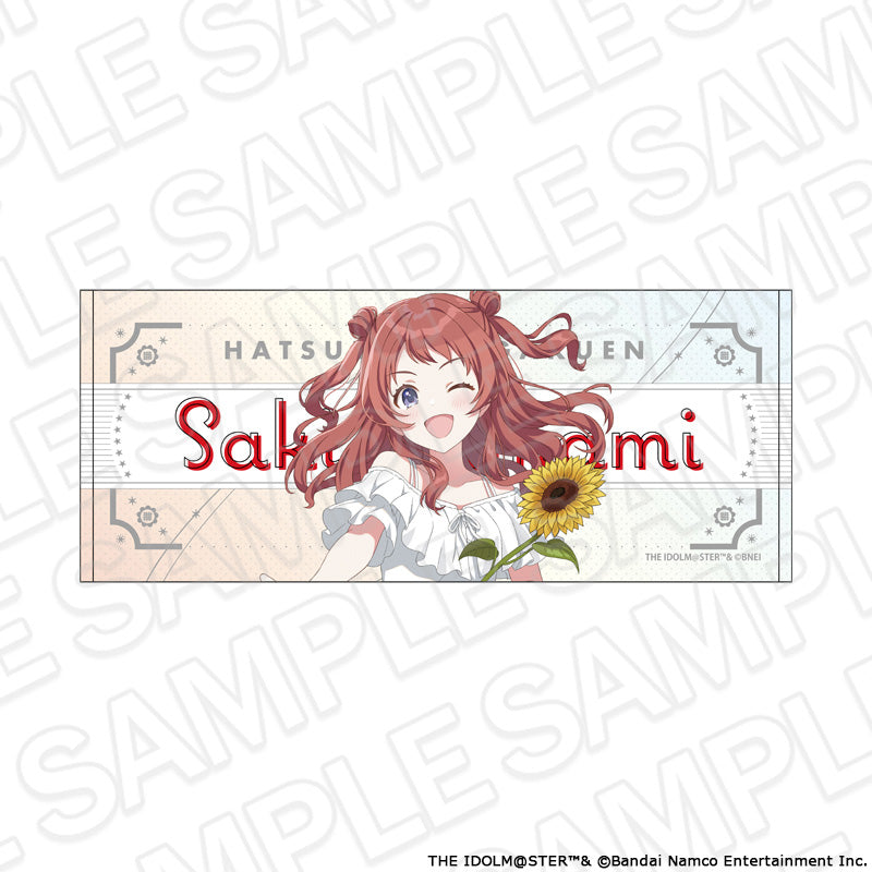 学園アイドルマスター フェイスタオル 花海咲季 sunflower ver. - AniSmile