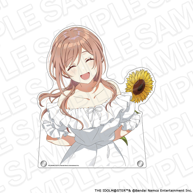 学園アイドルマスター 特大ダイカットアクリルボード 姫崎莉波 sunflower ver. - AniSmile