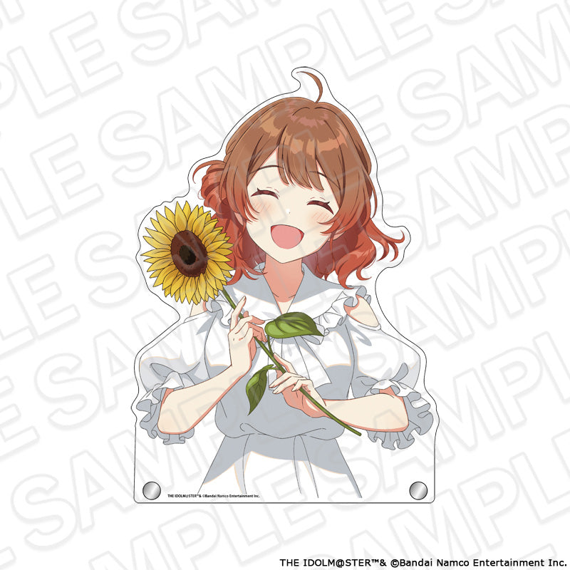 学園アイドルマスター 特大ダイカットアクリルボード 花海佑芽 sunflower ver. - AniSmile
