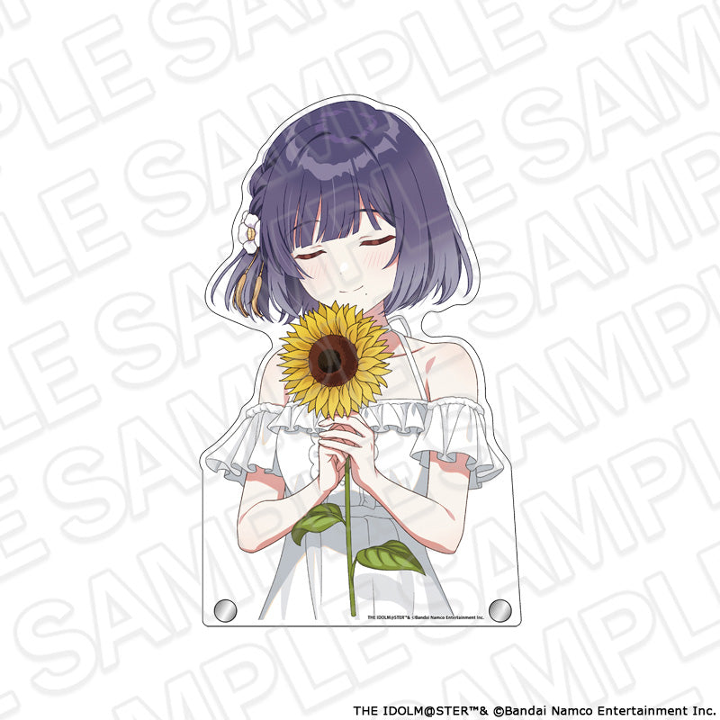 学園アイドルマスター 特大ダイカットアクリルボード 秦谷美鈴 sunflower ver. - AniSmile