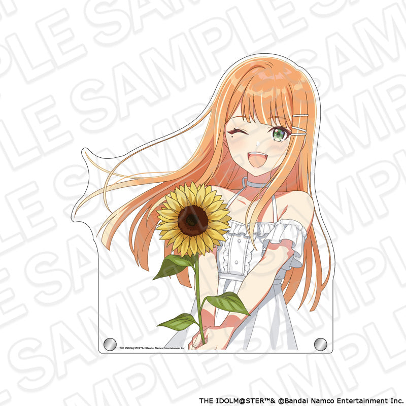 学園アイドルマスター 特大ダイカットアクリルボード 紫雲清夏 sunflower ver. - AniSmile