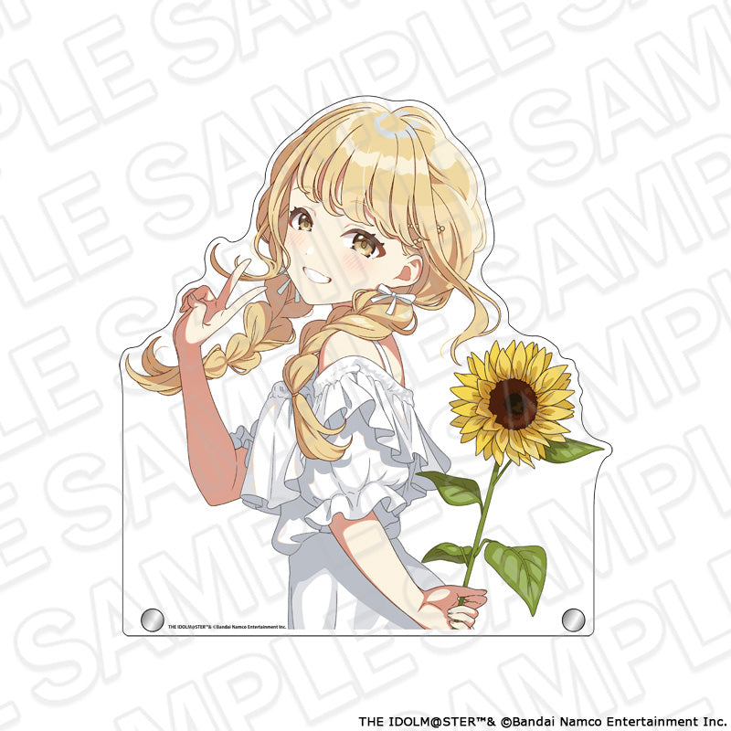 学園アイドルマスター 特大ダイカットアクリルボード 藤田ことね sunflower ver. - AniSmile