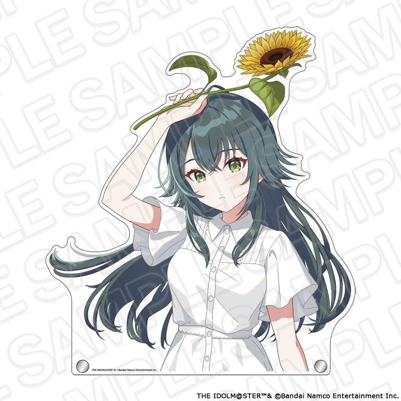 学園アイドルマスター 特大ダイカットアクリルボード 月村手毬 sunflower ver. - AniSmile