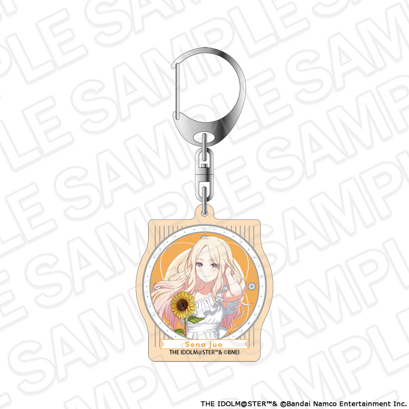 学園アイドルマスター オーロラアクリルキーホルダー 十王星南 sunflower ver. - AniSmile