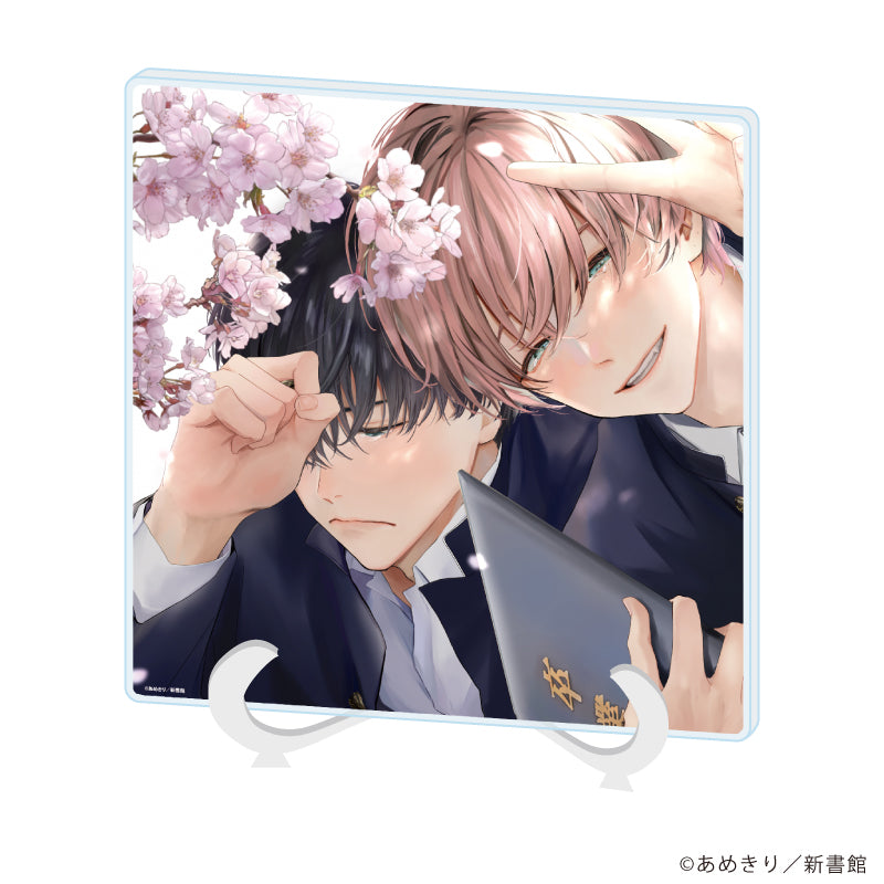 アクリルアートボード「ちょっと待とうよ、春虎くん」01/春虎&スイ(公式イラスト) - AniSmile