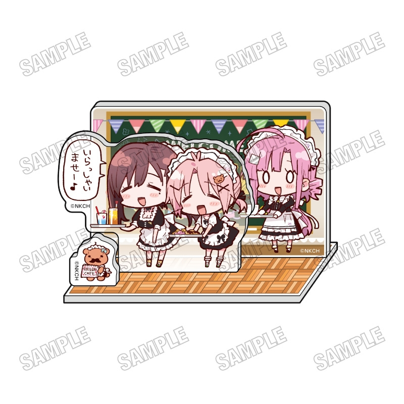 がっこうぐらし! 描き下ろしミニアクリルジオラマ【学園祭ver.】 - AniSmile