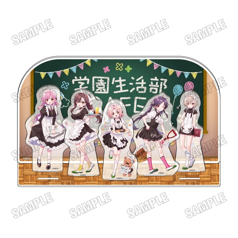 がっこうぐらし! 描き下ろしアクリルジオラマ【学園祭ver.】 - AniSmile