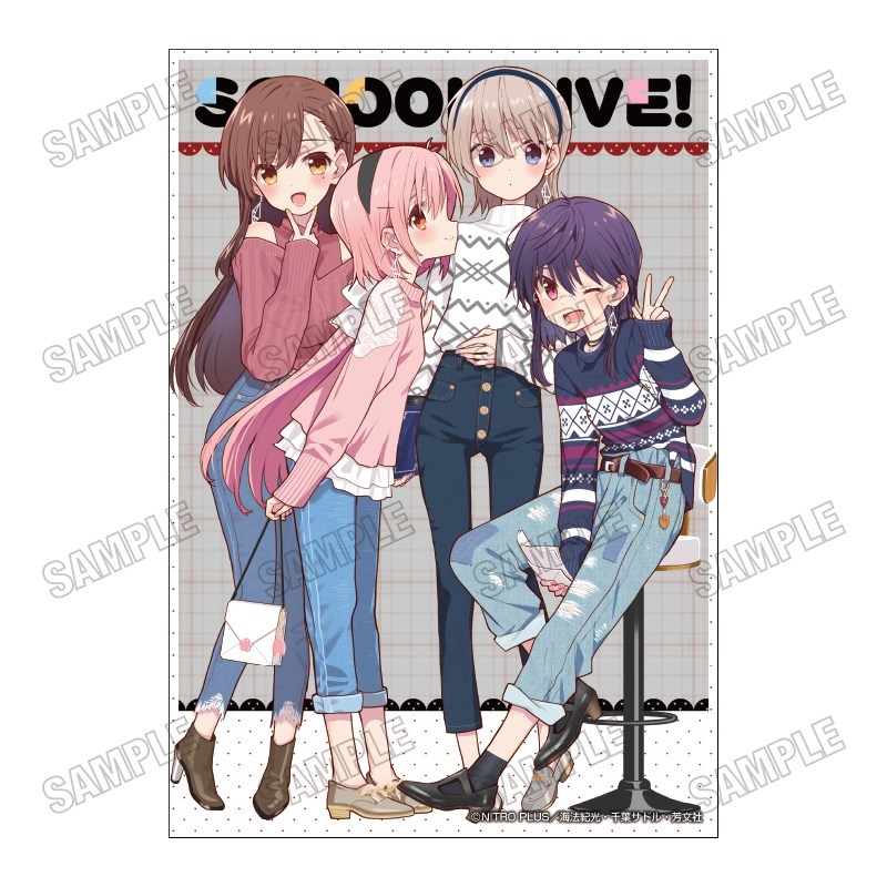 がっこうぐらし! キャンバスアート【ギャル風制服ver.】【B】 - AniSmile