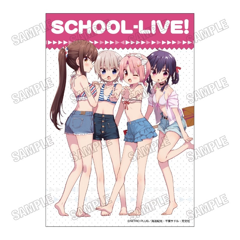 がっこうぐらし! キャンバスアート【ギャル風制服ver.】【A】 - AniSmile
