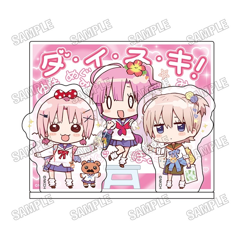 がっこうぐらし! 描き下ろしミニアクリルジオラマ【ギャル風制服ver.】 - AniSmile
