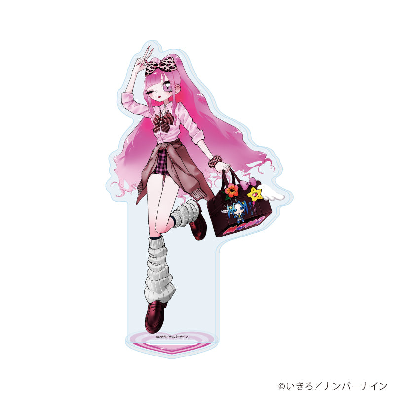 アクリルスタンド「魔法少女ピンクブルー」08/ピンク ギャルver.(描き下ろしイラスト) - AniSmile