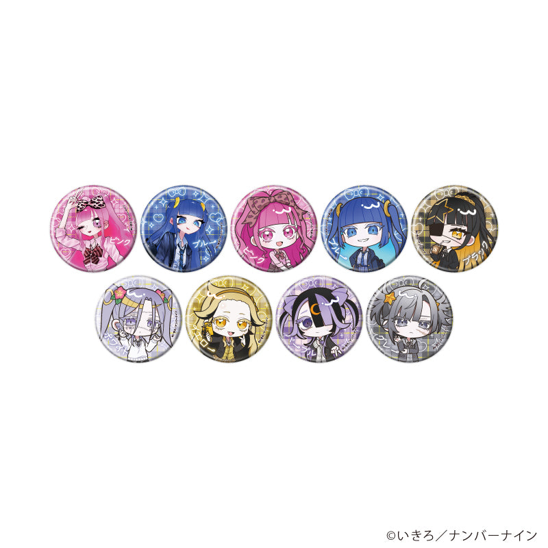 缶バッジ「魔法少女ピンクブルー」02/ギャルver. ブラインド(全9種)(描き下ろし&描き起こしイラスト) - AniSmile