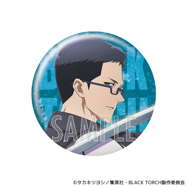 BLACK TORCH 缶バッジセット/我妻弐郎&羅喉・鬼子母神一華・桐原零司 Image 3 | AniSmile