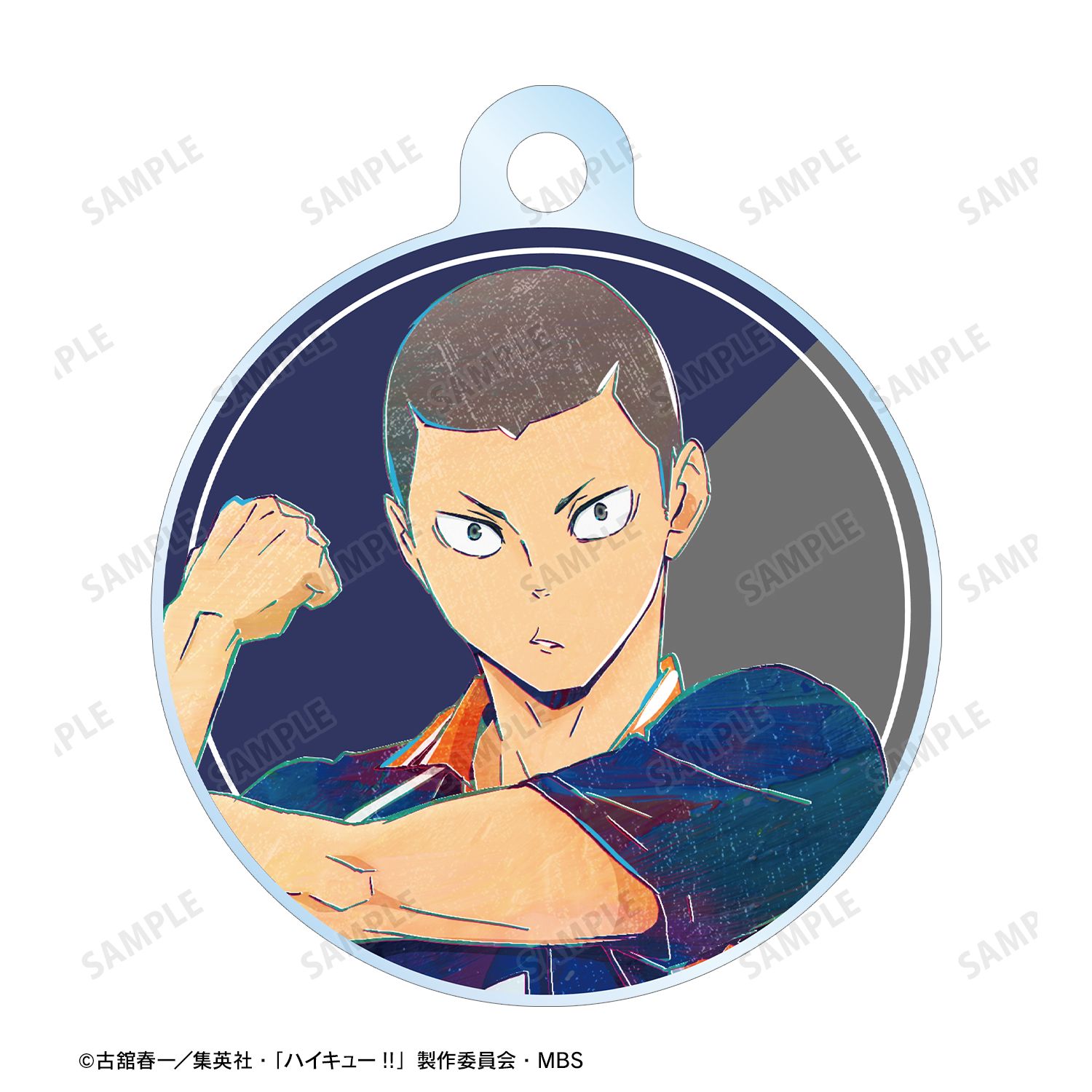 ハイキュー!! 田中龍之介 Ani-Art 第4弾 2連ワイヤーアクリルキーホルダー 画像 3 | AniSmile