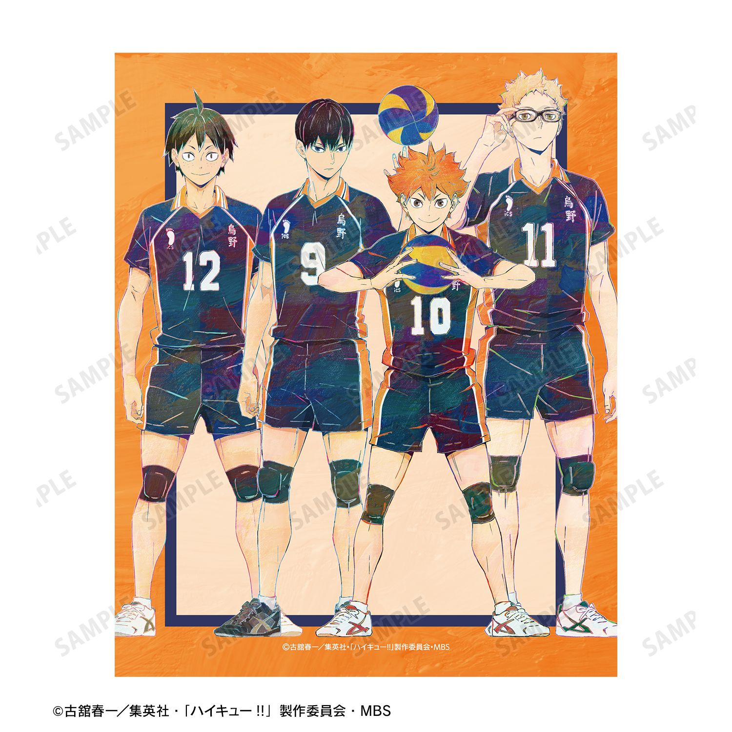 ハイキュー!! 1年生 Ani-Art 第4弾 キャンバスボード 画像 3 | AniSmile