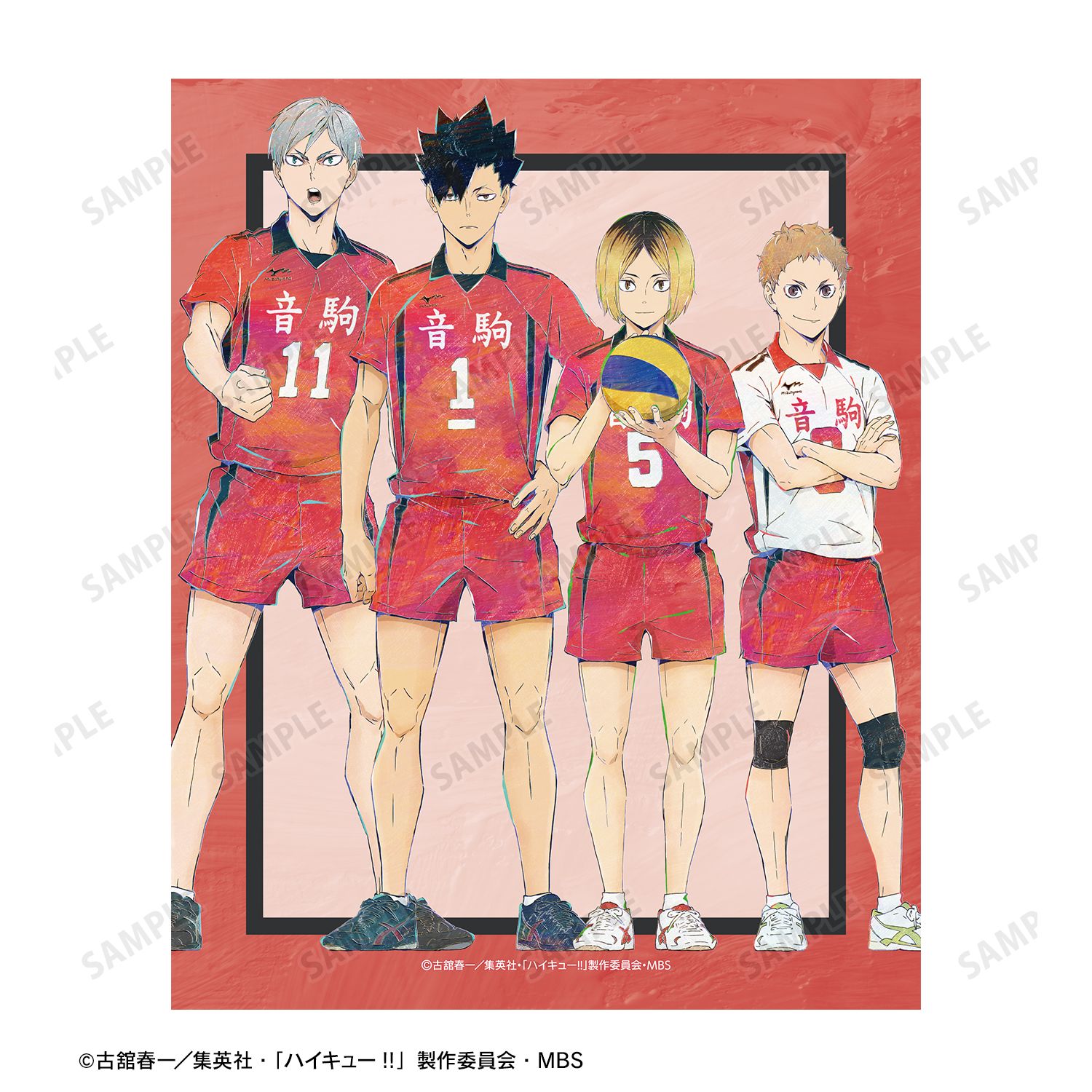 ハイキュー!! 音駒高校 Ani-Art 第6弾 キャンバスボード 画像 3 | AniSmile