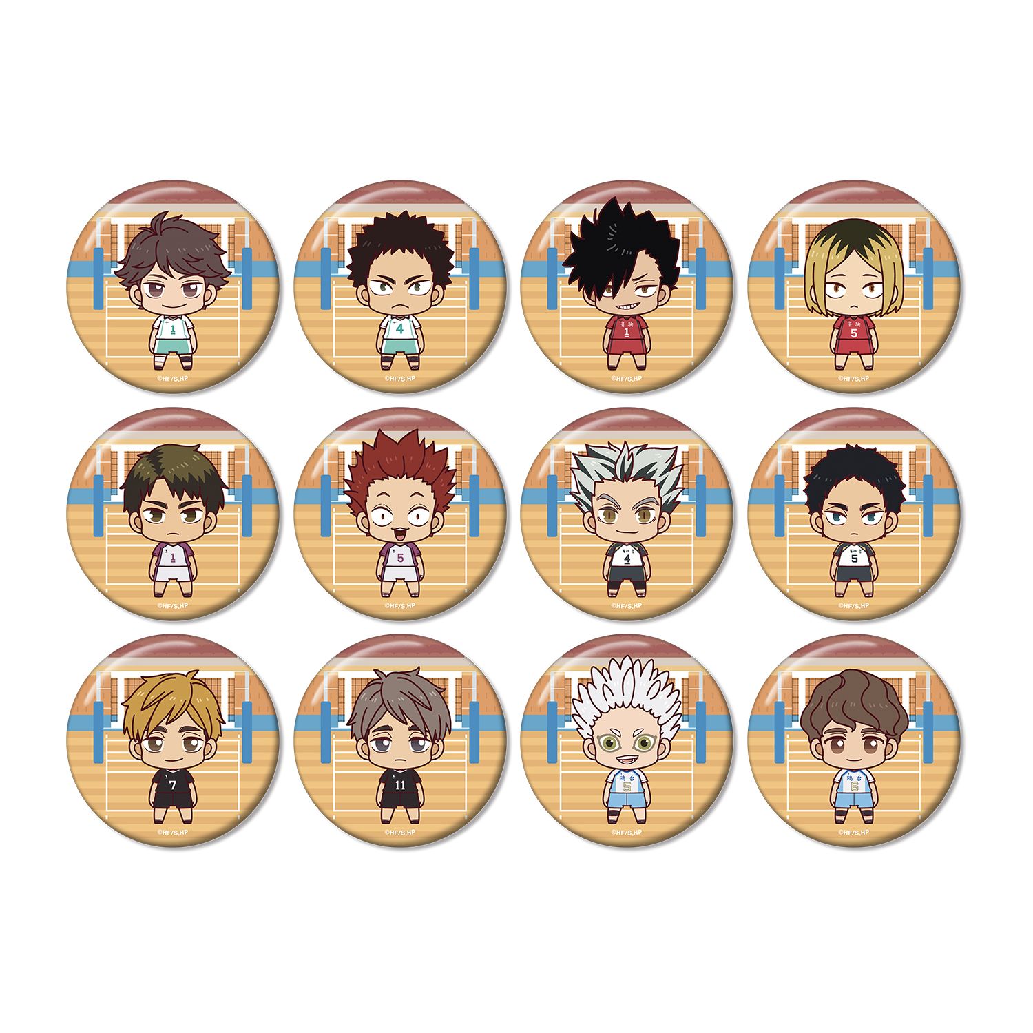 ハイキュー!! トレーディング ちょこんと! 缶バッジ ver.B(単位/単品) - 公式商品画像 | AniSmile
