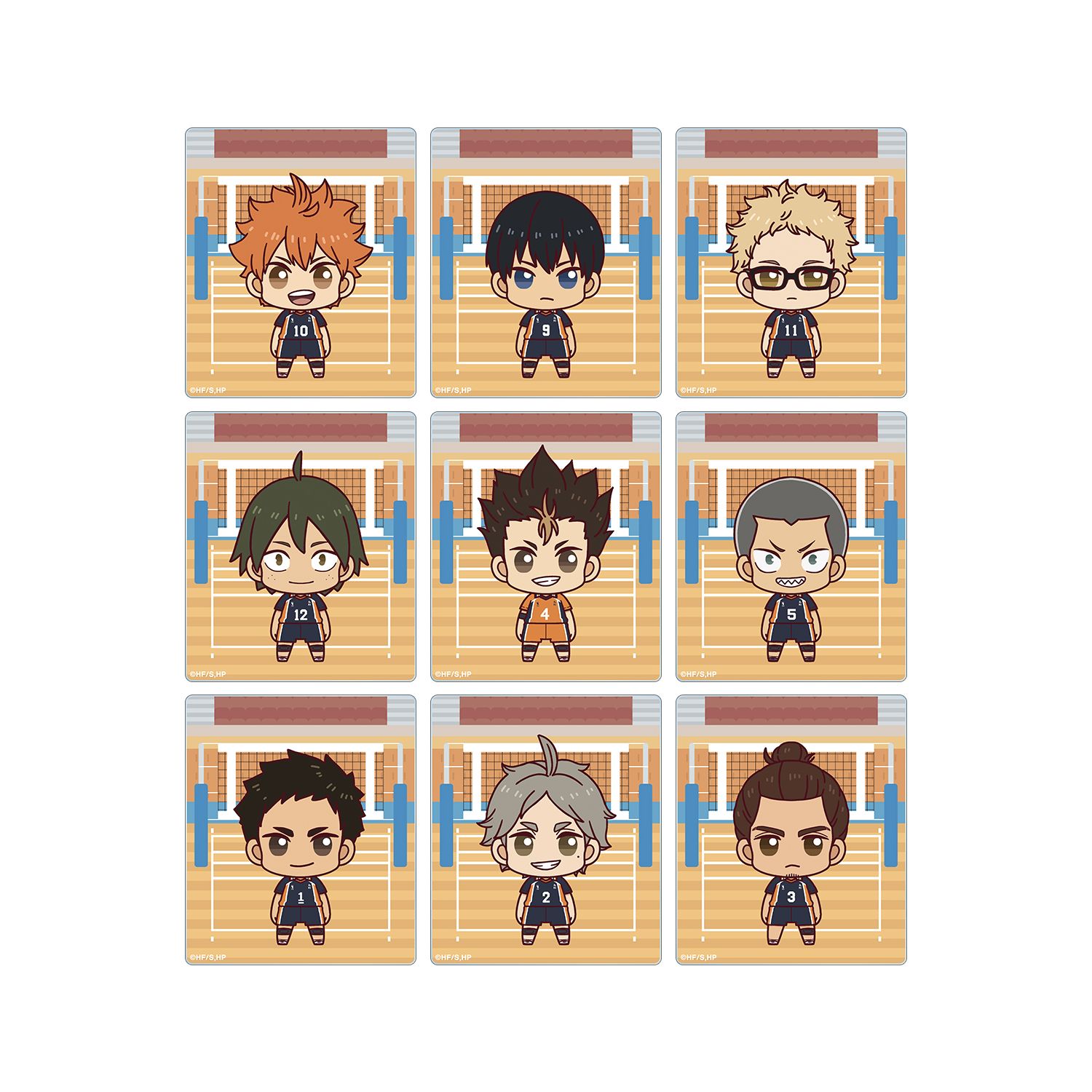 ハイキュー!! トレーディング ちょこんと! アクリルカード ver.A(単位/単品) - 公式商品画像 | AniSmile