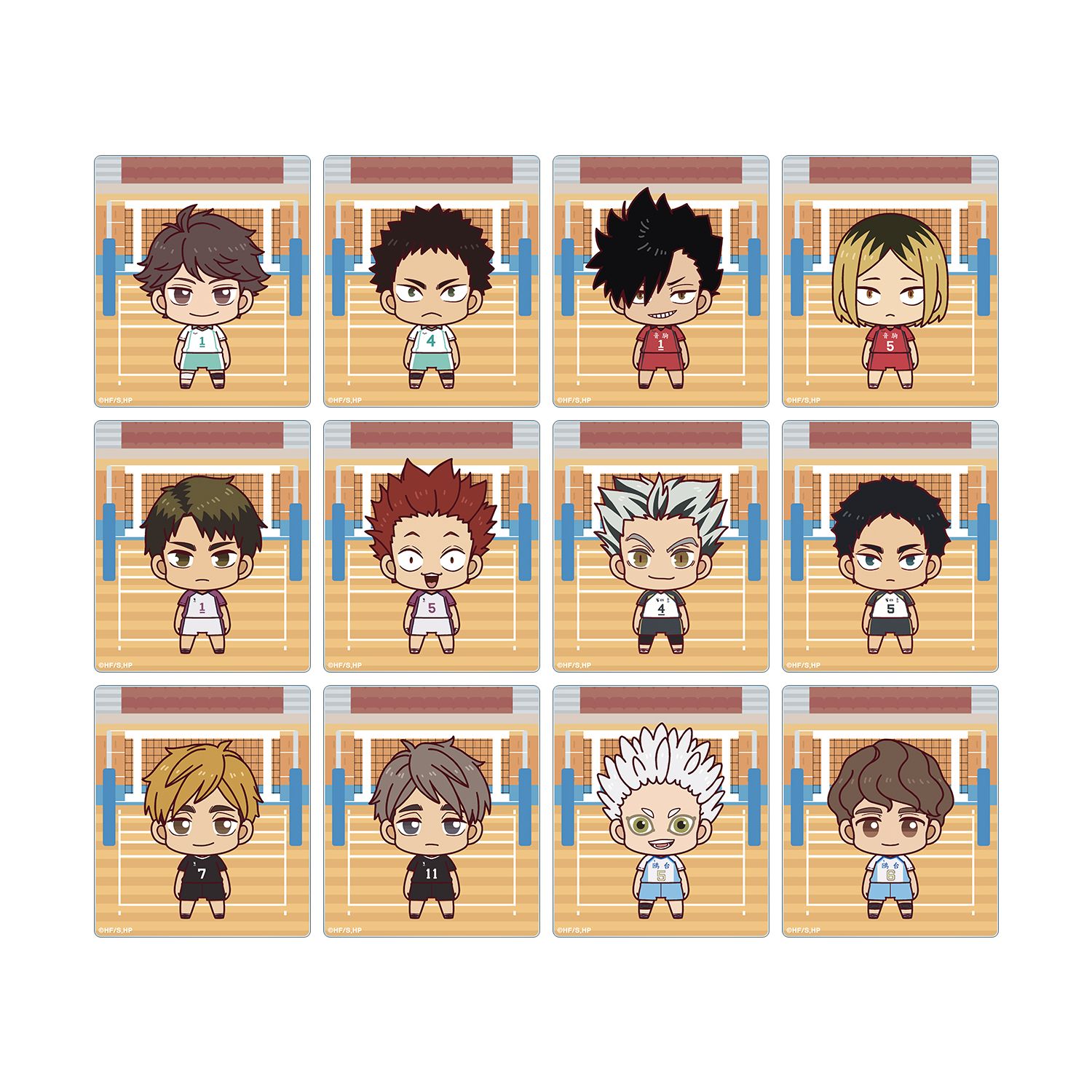 ハイキュー!! トレーディング ちょこんと! アクリルカード ver.B(単位/単品) - 公式商品画像 | AniSmile