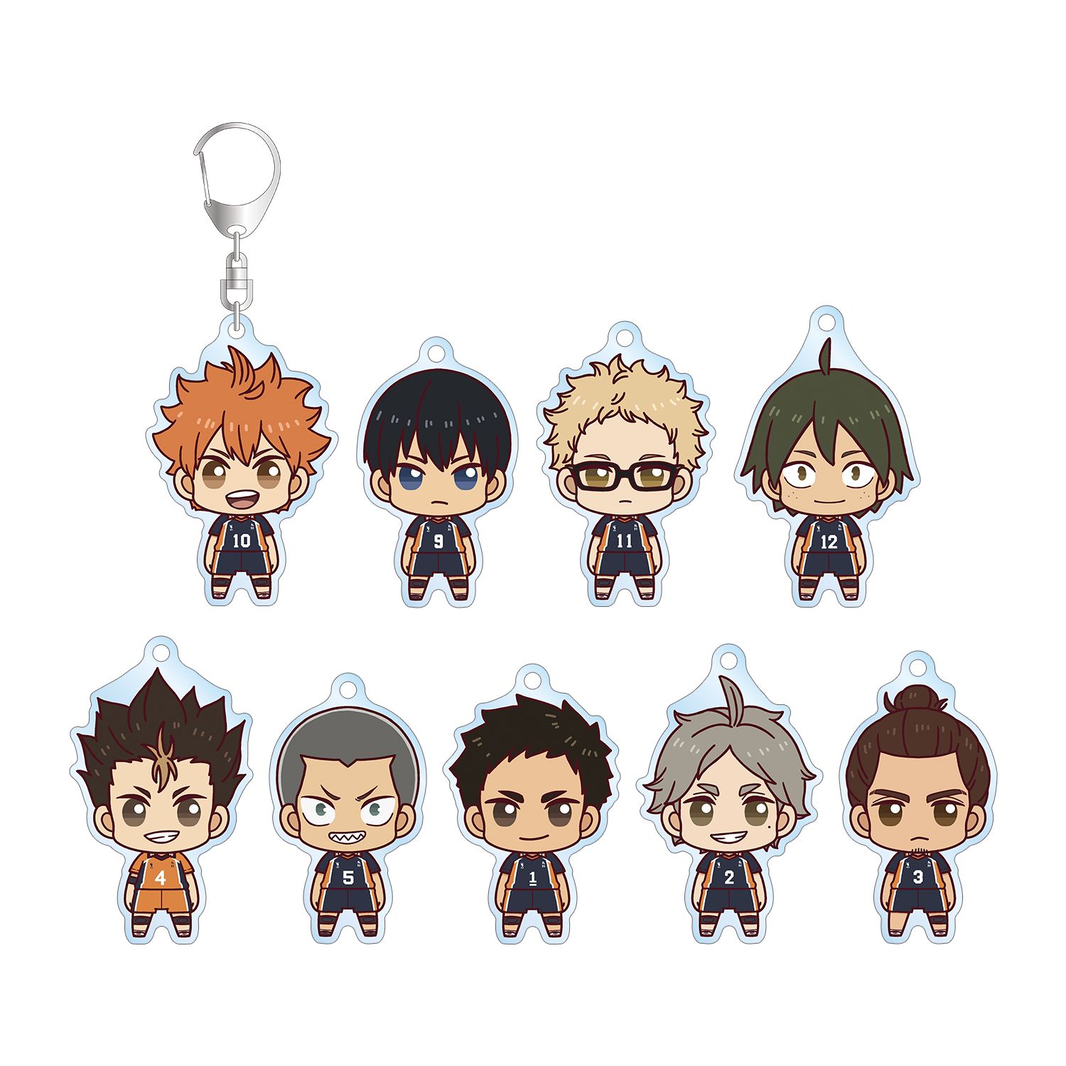 ハイキュー!! トレーディング ちょこんと! アクリルキーホルダー ver.A(単位/単品) - 公式商品画像 | AniSmile