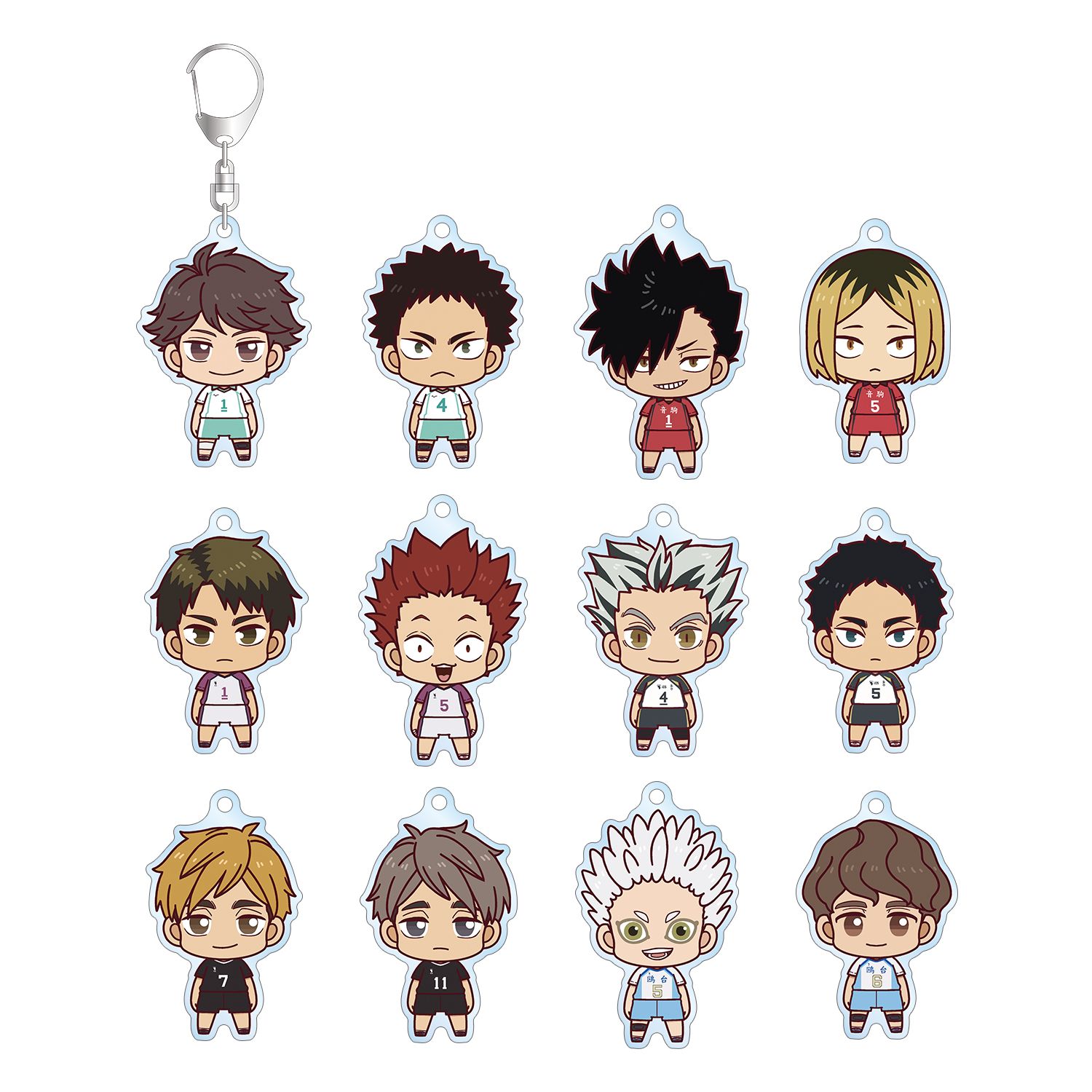 ハイキュー!! トレーディング ちょこんと! アクリルキーホルダー ver.B(単位/単品) - 公式商品画像 | AniSmile