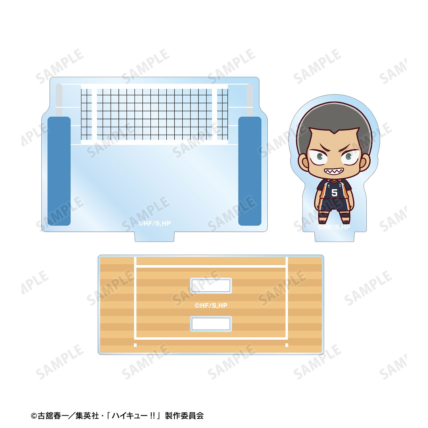 ハイキュー!! 田中龍之介 ちょこんと! ジオラマ風アクリルスタンド 画像 3 | AniSmile