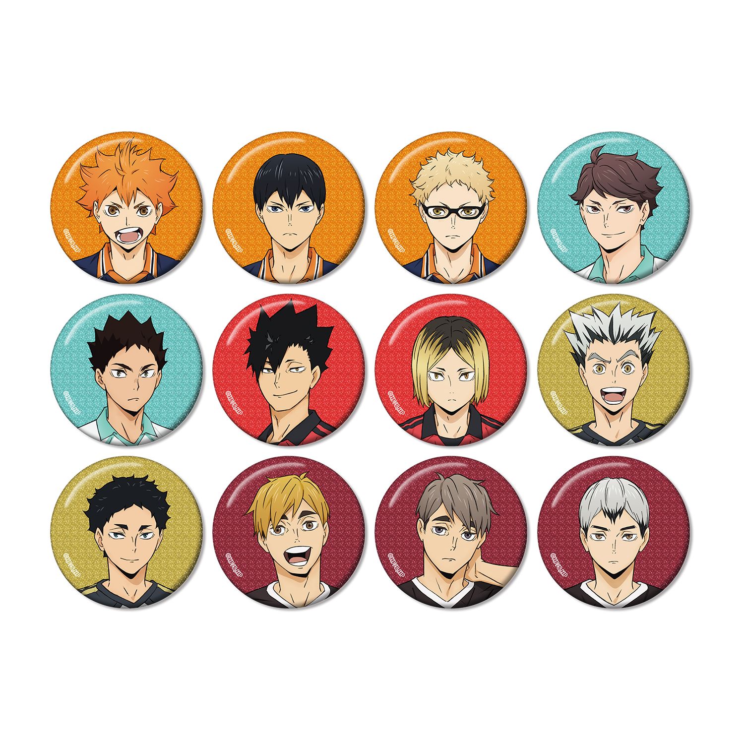 ハイキュー!! トレーディンググリッター缶バッジ(単位/単品) - 公式商品画像 | AniSmile