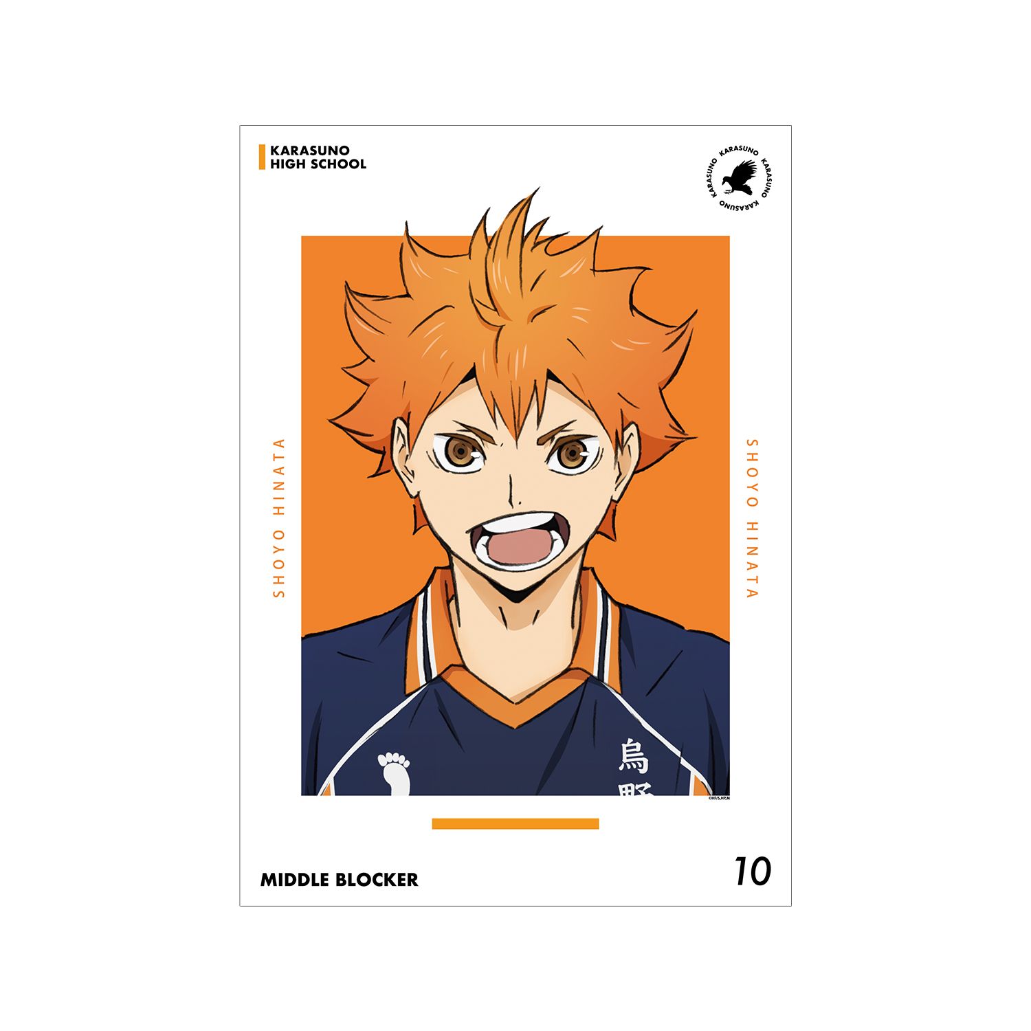 ハイキュー!! 日向翔陽 ユニフォームver. A3マット加工ポスター - 公式商品画像 | AniSmile