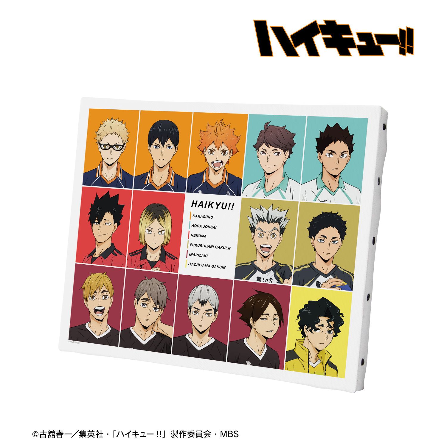 ハイキュー!! 集合 ユニフォームver. キャンバスボード 画像 2 | AniSmile