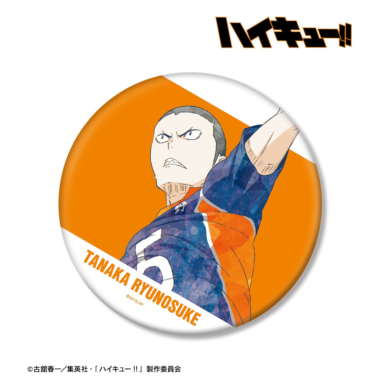 ハイキュー!! 田中龍之介 Ani-Art 第3弾 BIG缶バッジ 画像 2 | AniSmile