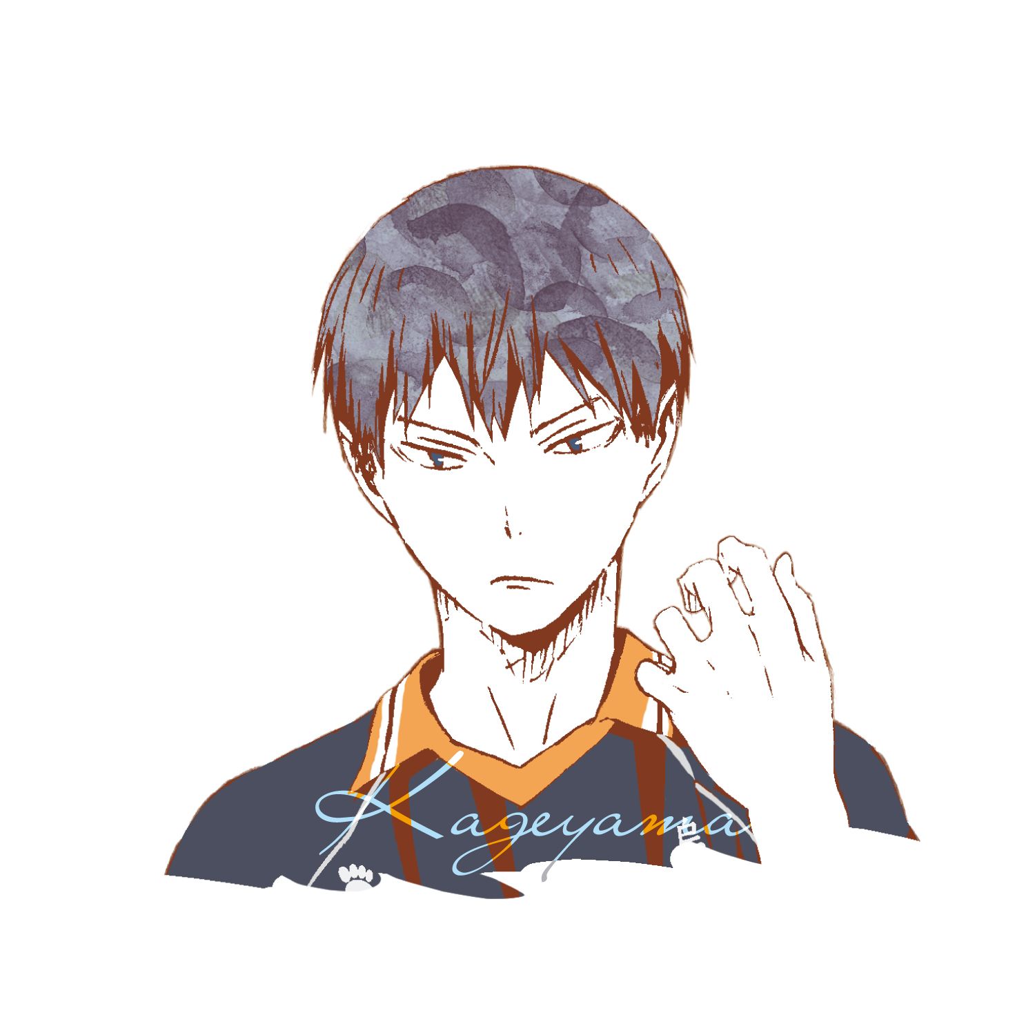ハイキュー!! Ani-Art Tシャツ(影山飛雄)メンズ(サイズ/XXXL) 画像 3 | AniSmile