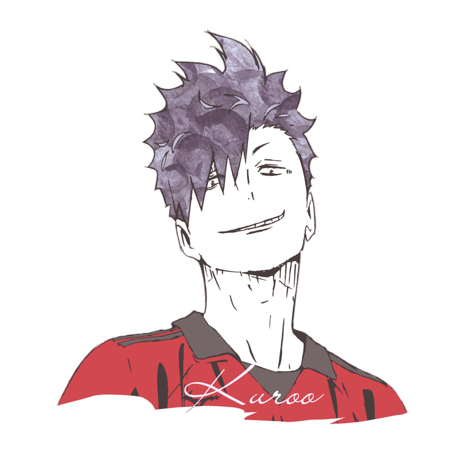 ハイキュー!! Ani-ArtTシャツ(黒尾鉄朗)メンズ(サイズ/XL) 画像 3 | AniSmile