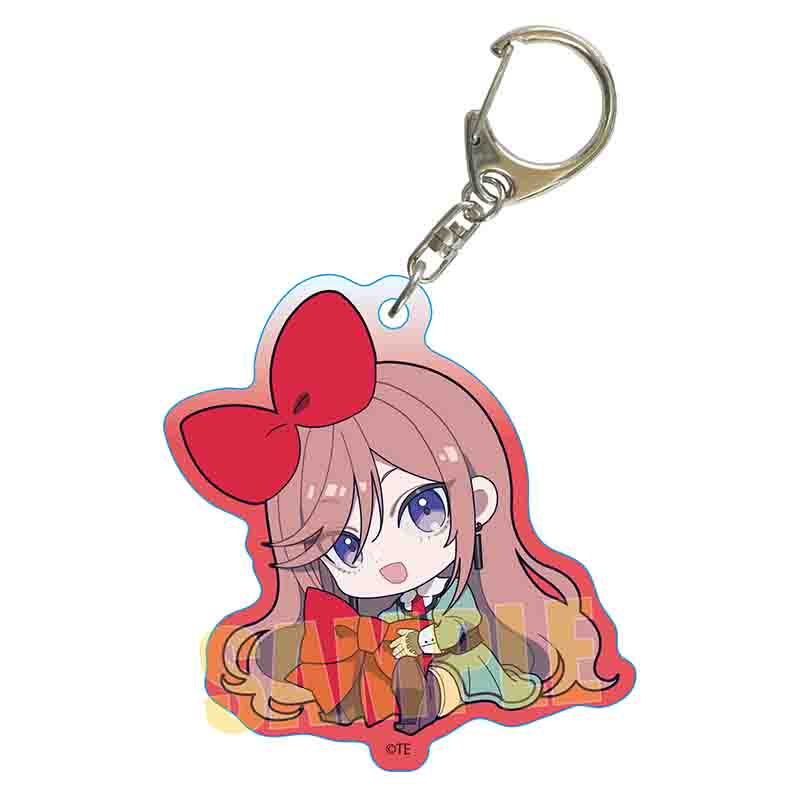 ぎゅぎゅっとアクリルキーホルダー 『THE RIBBON HERO リボンヒーロー』/サファイア(私服) - AniSmile