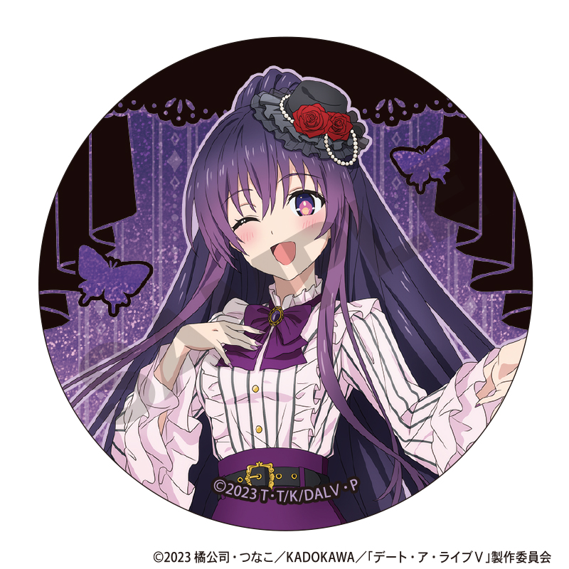 デート・ア・ライブⅤ トレーディンググリッター缶バッジ ゴシックドール Image 3 | AniSmile