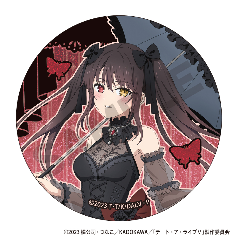 デート・ア・ライブⅤ トレーディンググリッター缶バッジ ゴシックドール Image 4 | AniSmile