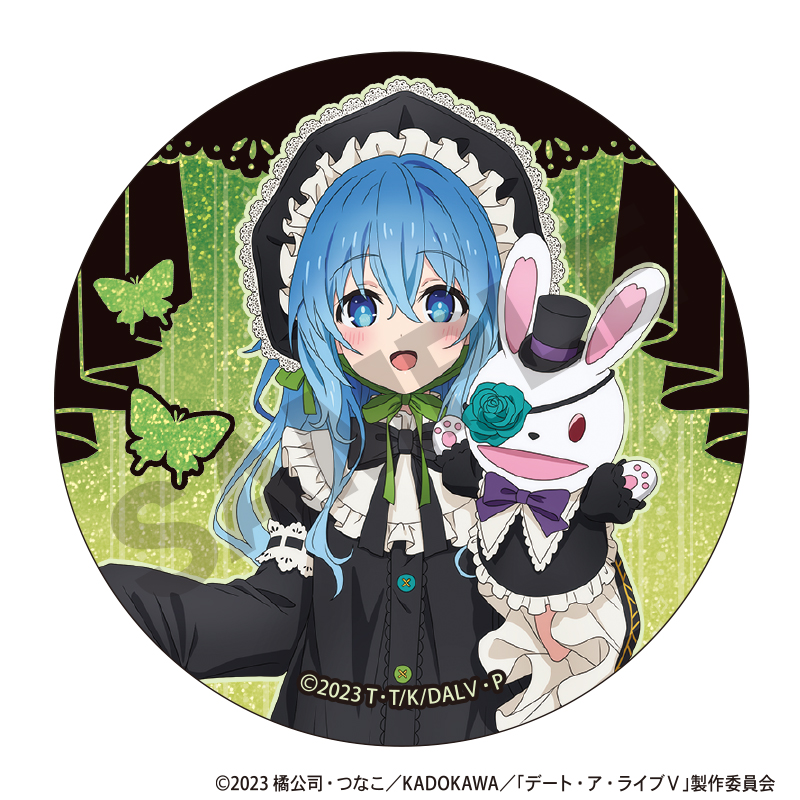 デート・ア・ライブⅤ トレーディンググリッター缶バッジ ゴシックドール Image 6 | AniSmile